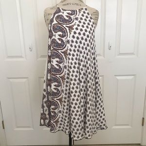 Paisley shift dress